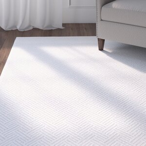 Ada Ivory & White Area Rug