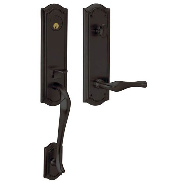 Bethpage Full Dummy Handleset with Interior Lever and Emergency Egress by Baldwin
