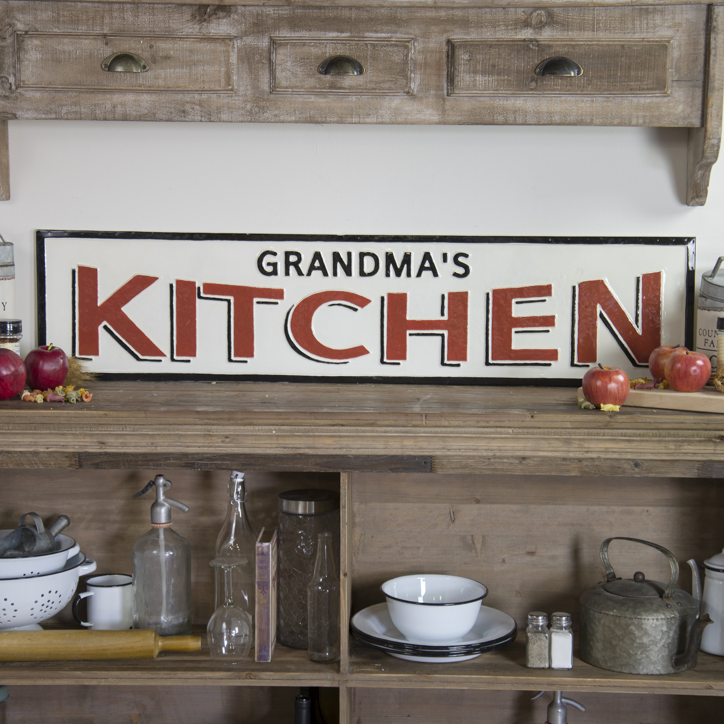 Winston Porter Metal Sign Grandma S Kitchen Wall Decor Wayfair