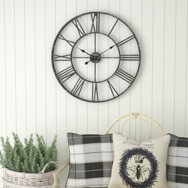 Oversized Eisenhauer 30 Wall Clock by Laurel Foundry Modern Farmhouse| @ $99.00