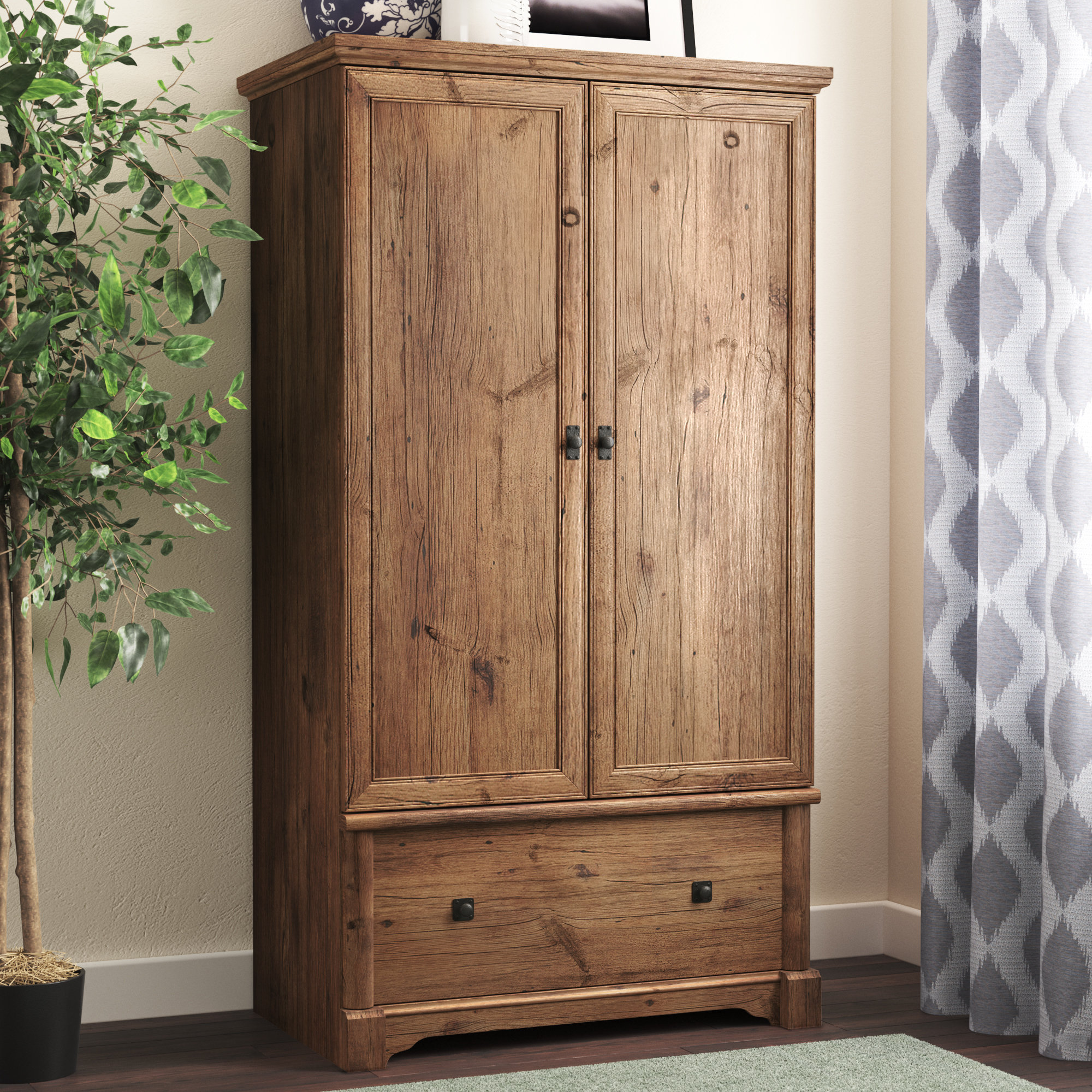 Three Posts Orviston Armoire Reviews Wayfair