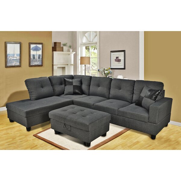 Russ Sectional with Ottoman by Andover Mills