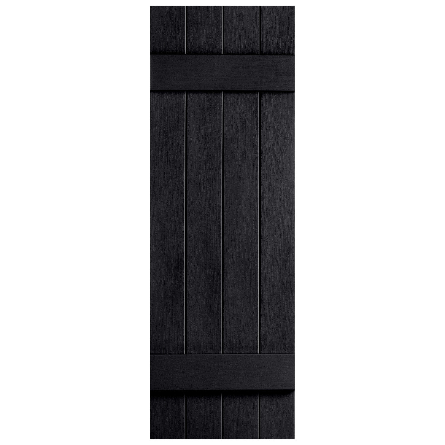 Black 14 Inch x 63 Inch Standard Board & Batten Exterior Black 14 Inch x 63 Inch Standard Board & Batten Exterior
