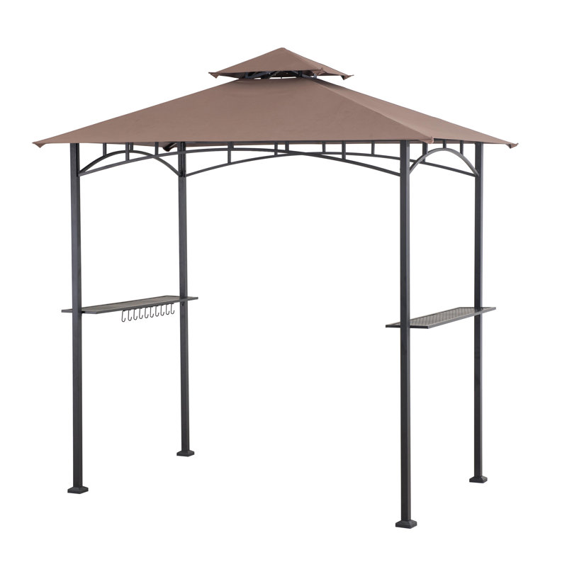 Sunjoy Meijer 5 Ft W X 8 Ft D Metal Grill Gazebo Reviews