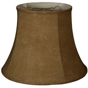 Timeless 16″ Faux Leather Bell Lamp Shade