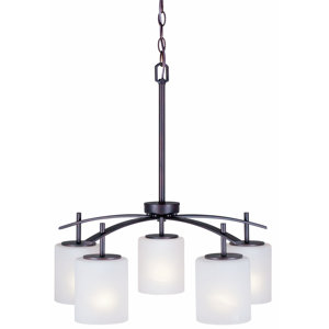 5-Light Shaded Chandelier