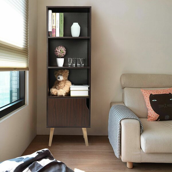 Oxfordshire 4-Shelf Standard Bookcase By Corrigan Studio