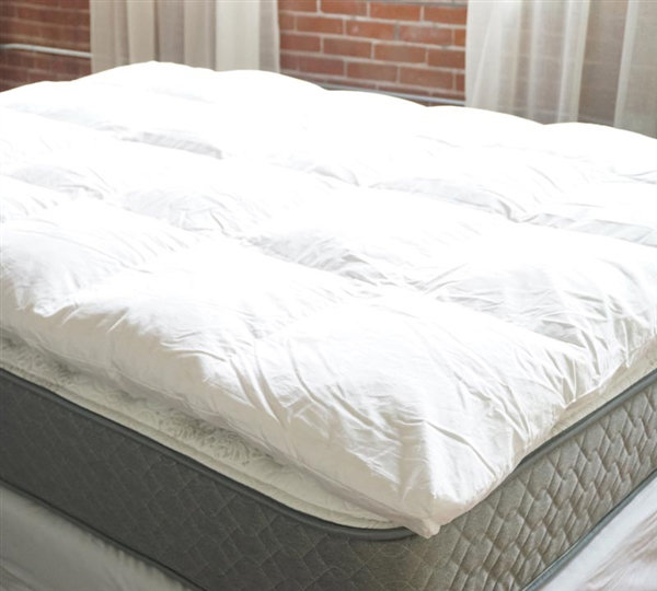 feather pillow topper