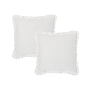 White Ruffle Sham Wayfair