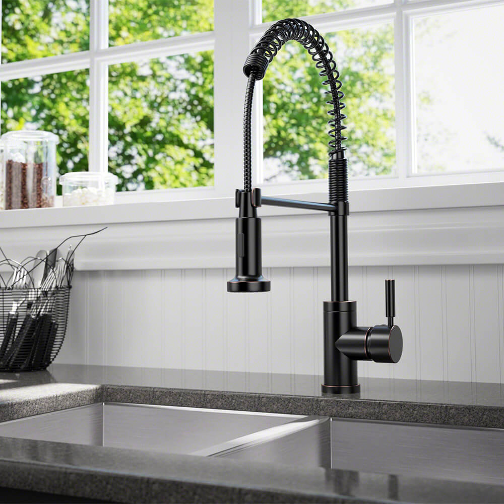 Mrdirect Pull Down Single Handle Kitchen Faucet With Side Spray Reviews Wayfair