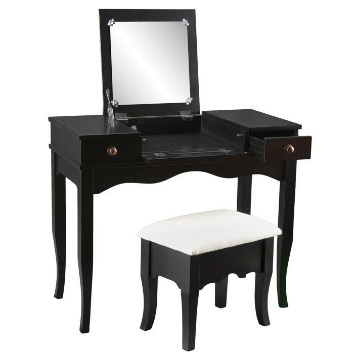 Charlton Home Brinson Vanity And Bench Set Reviews Wayfair Ca