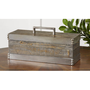 Asian Decorative Bo Wayfair Gray Decorative Box With Lid