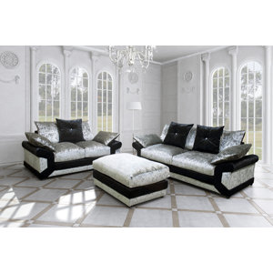 3-tlg. Wohnzimmer-Set Collier von Rosdorf Park