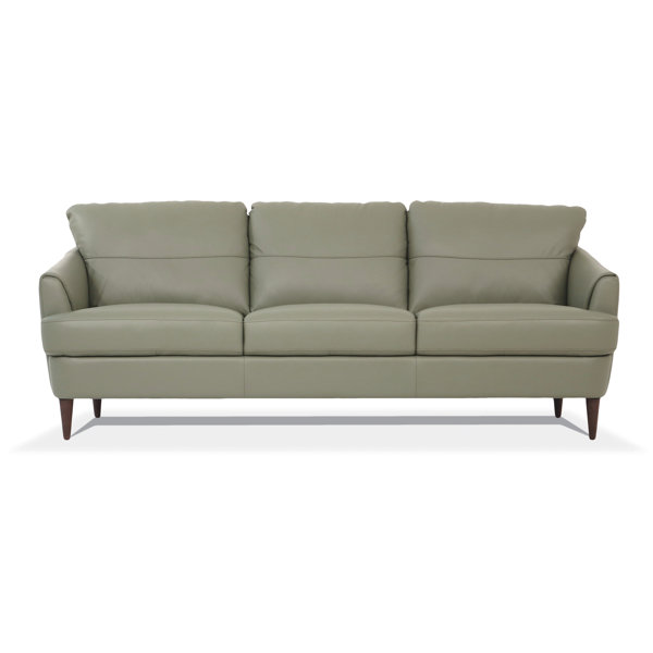 Hunter Green Leather Sofa Wayfair