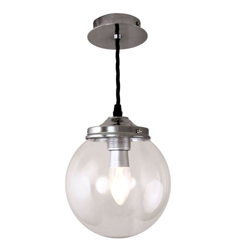 Louis 1 - Light Globe Pendant Latitude Run Size: 30cm H x 15cm W x 15cm D