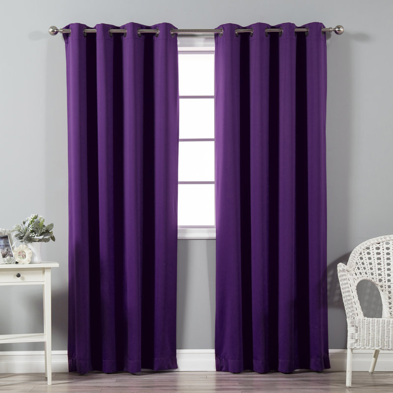 Best Home Fashion Inc Solid Blackout Thermal Grommet 2