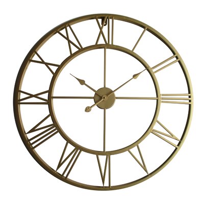 Gold Wall Clocks You'll Love | Wayfair.co.uk