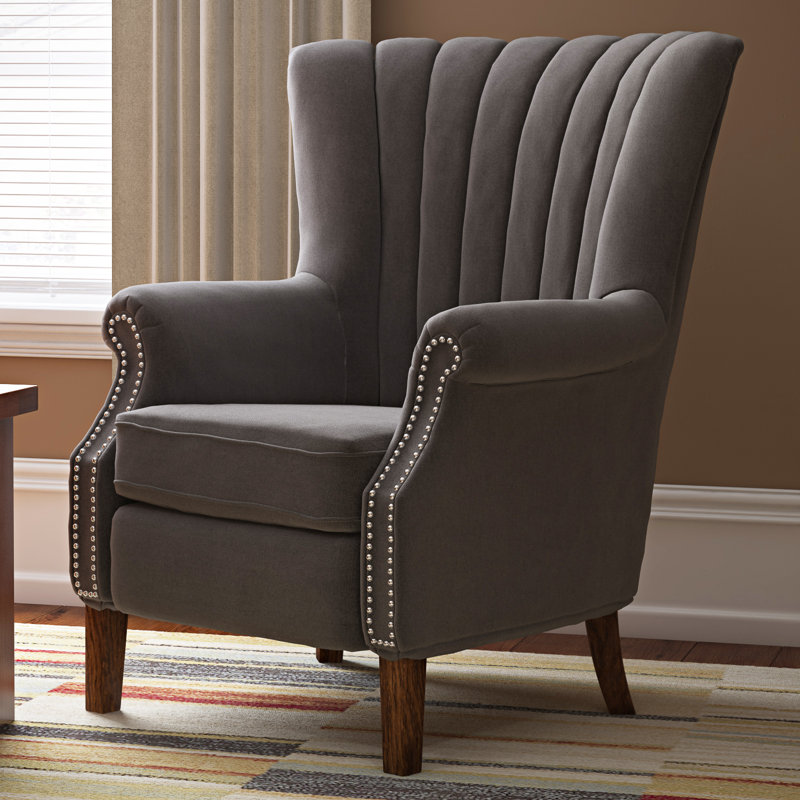 Three Posts Anka Wingback Chair & Reviews Wayfair.co.uk