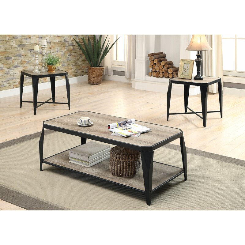 Gracie Oaks Mullenax 3 Piece Coffee Table Set | Wayfair