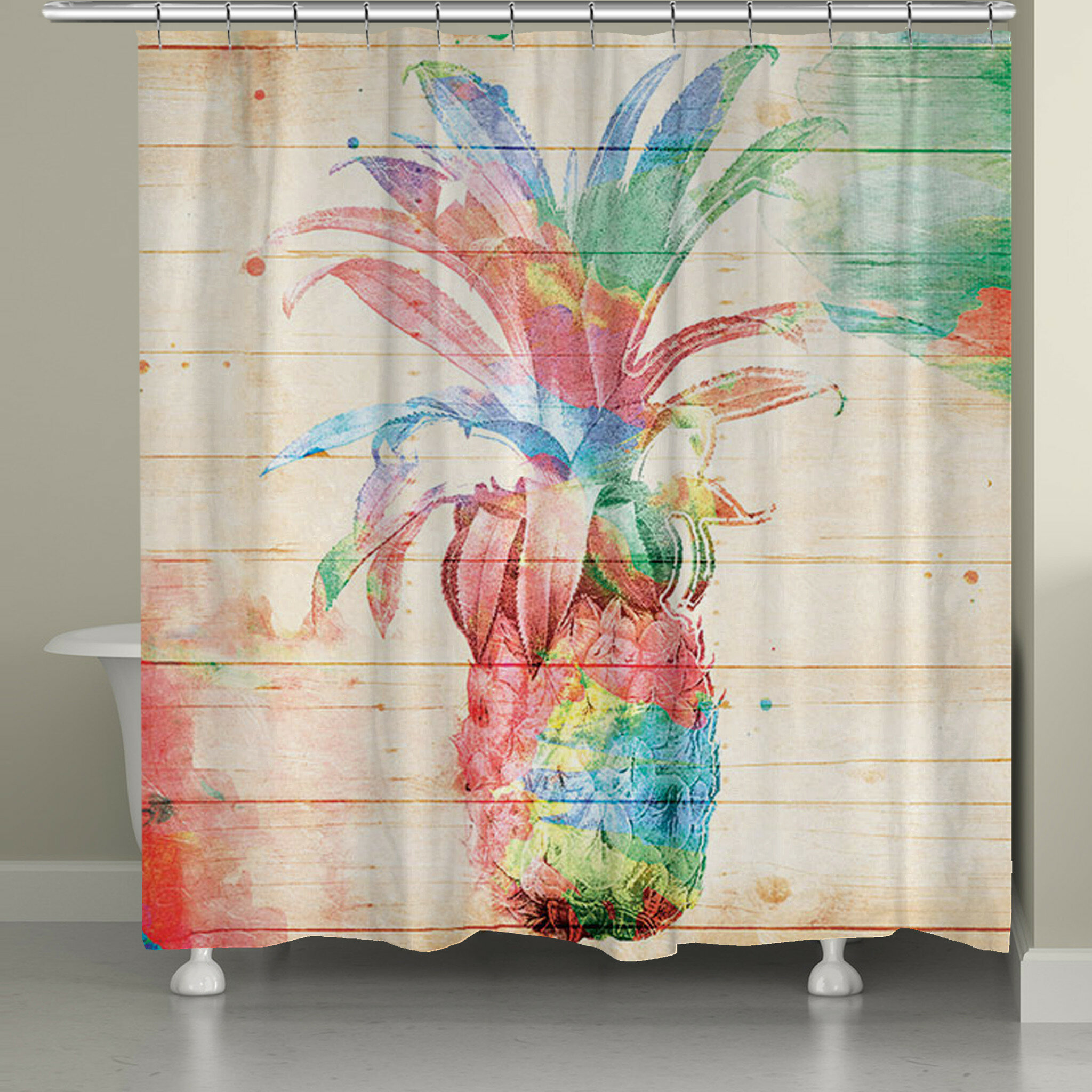 colorful plastic shower curtains