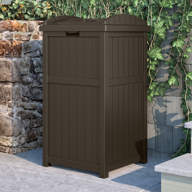 Suncast 33 Gallon Trash Can & Reviews Wayfair