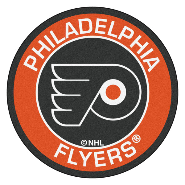 Fanmats Nhl Philadelphia Flyers Roundel 27 In X 27 In Non Slip