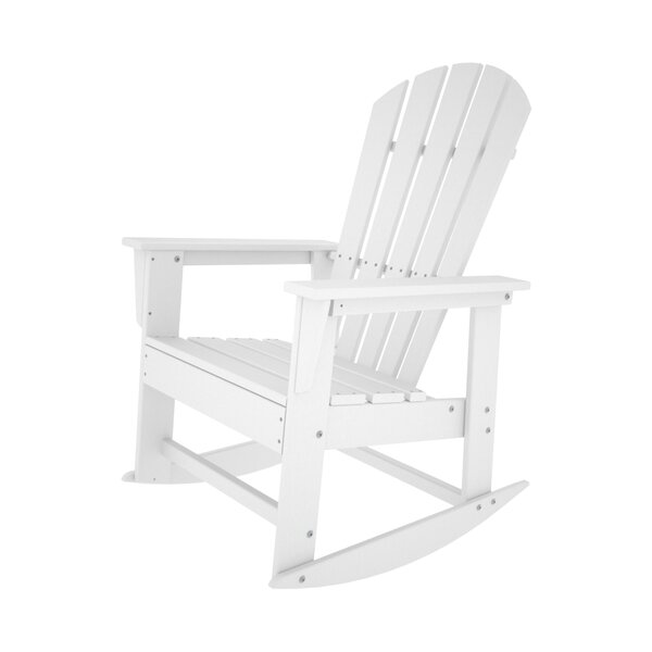 South Beach Plastic Rocking Adirondack Chair by POLYWOOD®
