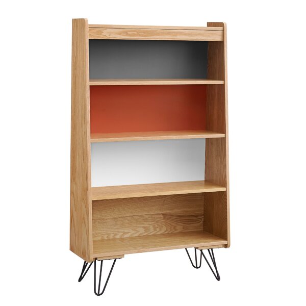 Joana Wooden Standard Bookcase By Wrought Studio