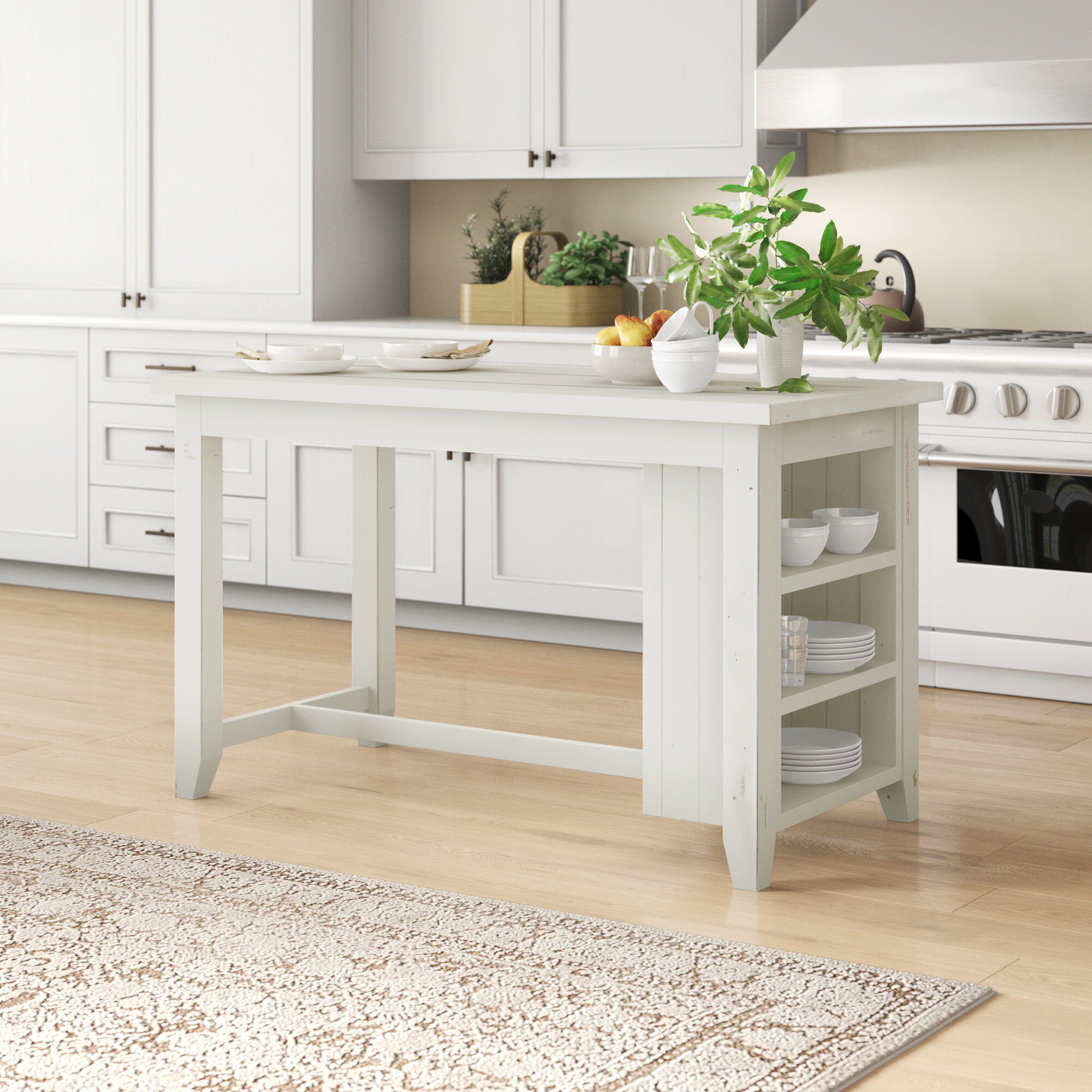 Birch Lane Heritage Frasier Kitchen Island Reviews Wayfair