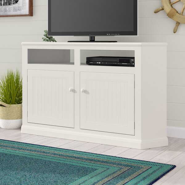 Coconut Creek Solid Wood Corner TV Stand For TVs Up To 65