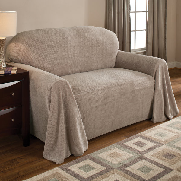 Coral Box Cushion Sofa Slipcover by Innovative Tex