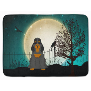 Halloween Cocker Spaniel Memory Foam Bath Rug