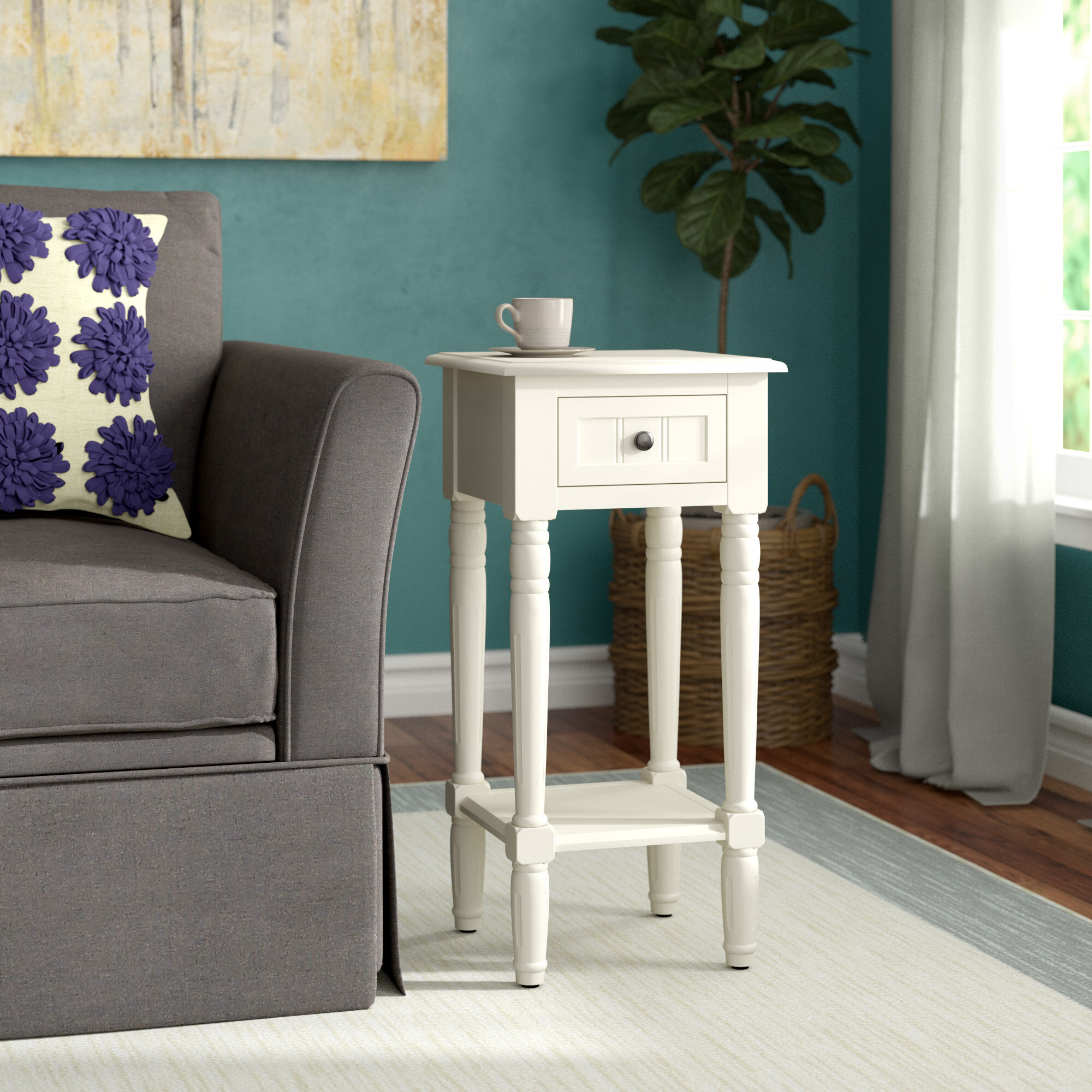 End Side Tables With Drawers Wayfair