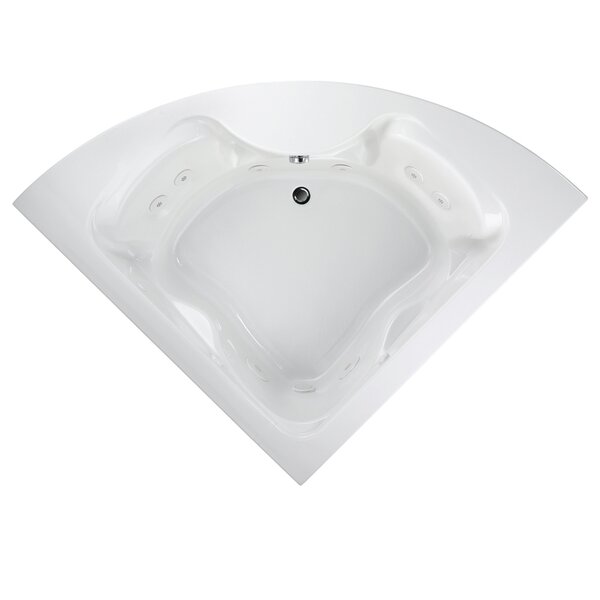 Universal 85 x 60 Corner Air Tub with StayClean Hydro Massage System l by American Standard