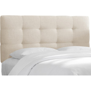 Tanner Linen Upholstered Headboard by Skyline Furniture
