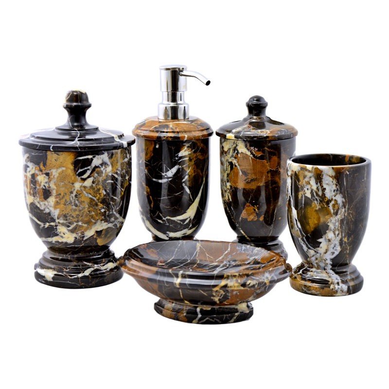 Nature Home Decor Michelangelo Marble Series 300 5-Piece ...