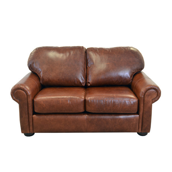 Heath Leather Loveseat By Westland And Birch Modern