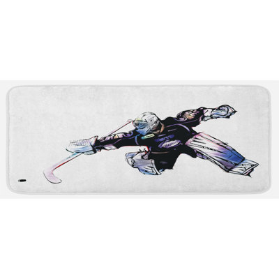 Hockey Kitchen Mat East Urban Home
