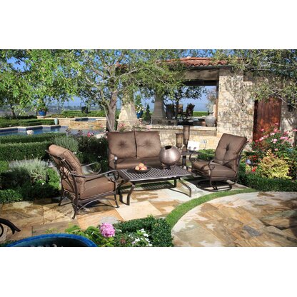 Backyard 8 Piece Round Curve Verona Grey Living Source International Furniture Patio Sofa Couch Garden Porch Or Pool All Weather Wicker With Thick Cushions Cm 1074 Patio Seating Loveseats