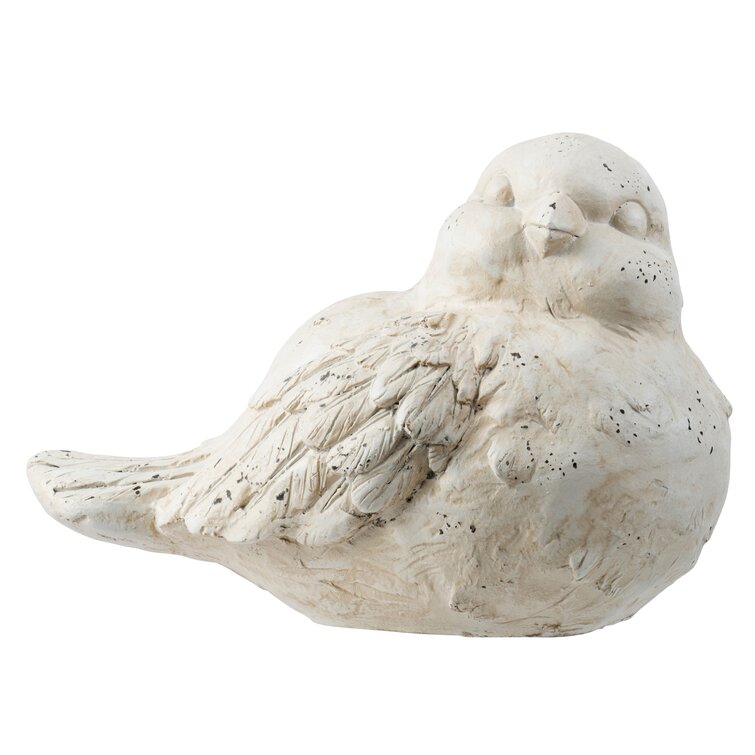 Ophelia Co Blizzard Bird Figurine White Wayfair