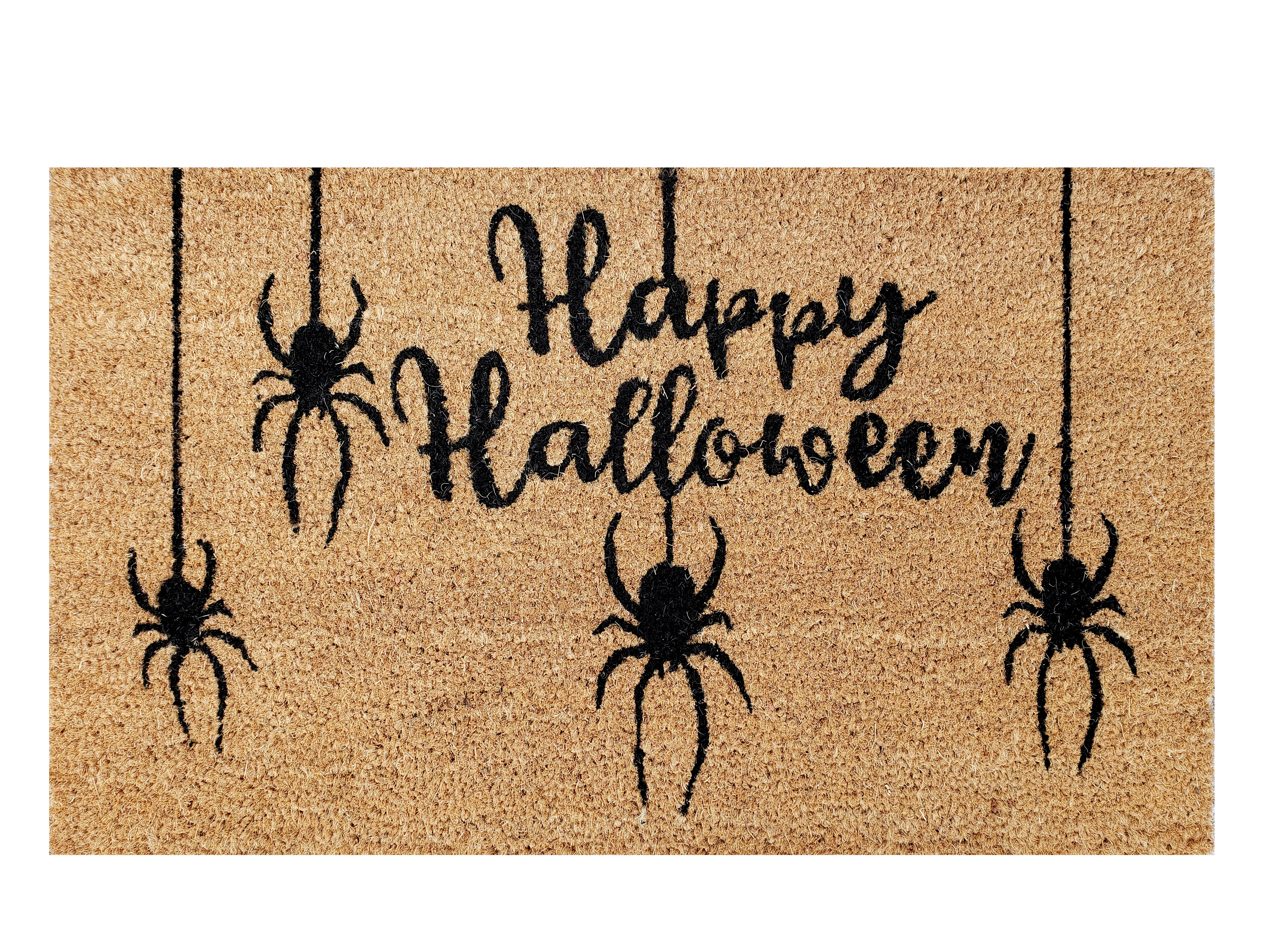 The Holiday Aisle Silber Coir Happy Halloween 30 L X 18 W Non