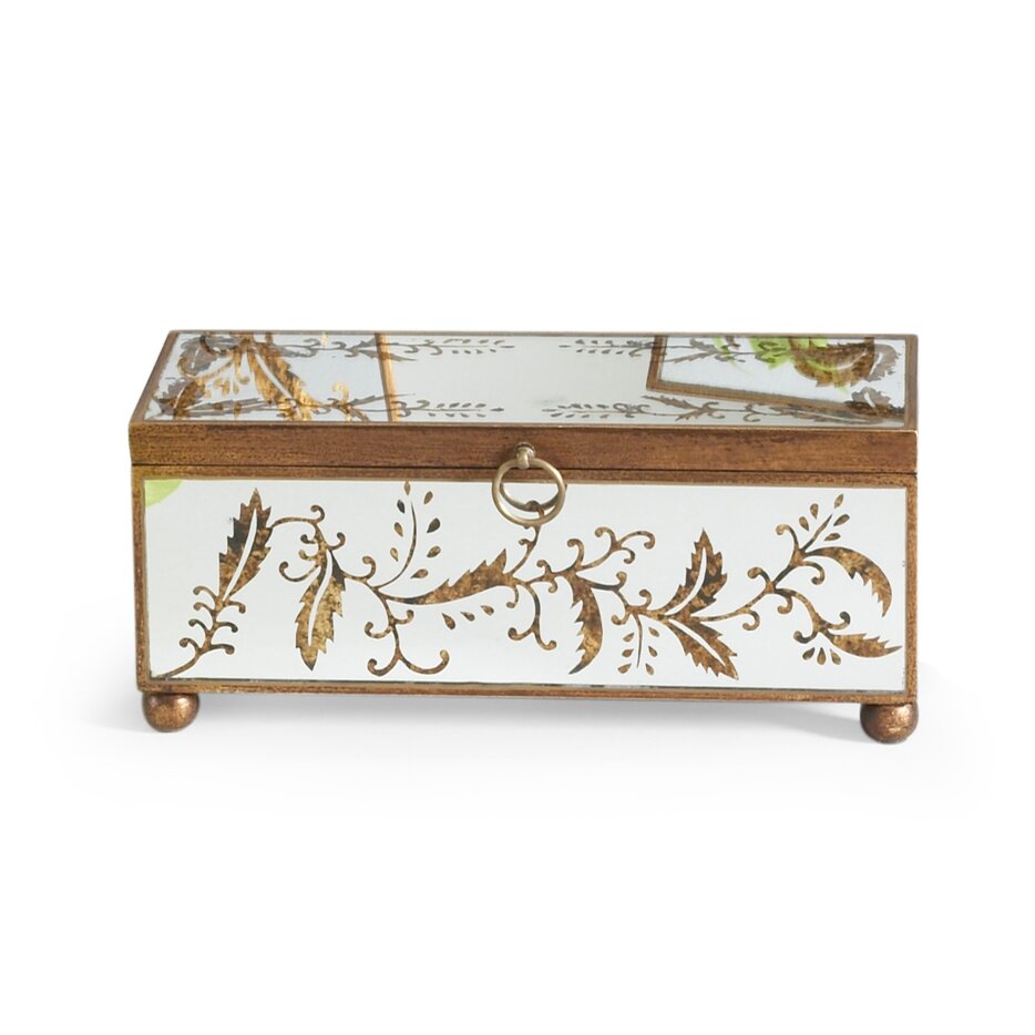 Online Designer Combined Living/Dining Madison Rectangle Mirror Decorative Box
