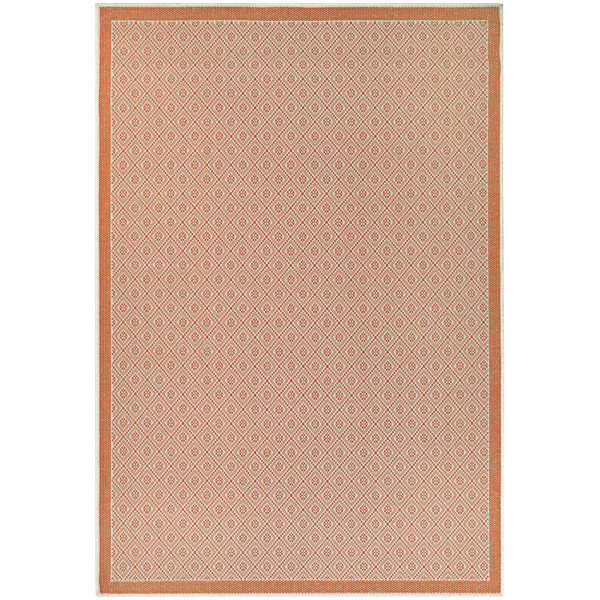 Wexford Sea Pier Orange Indoor/Outdoor Area Rug by Beachcrest Home