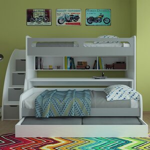 Bel Mondo Twin Bunk Bed with Trundle