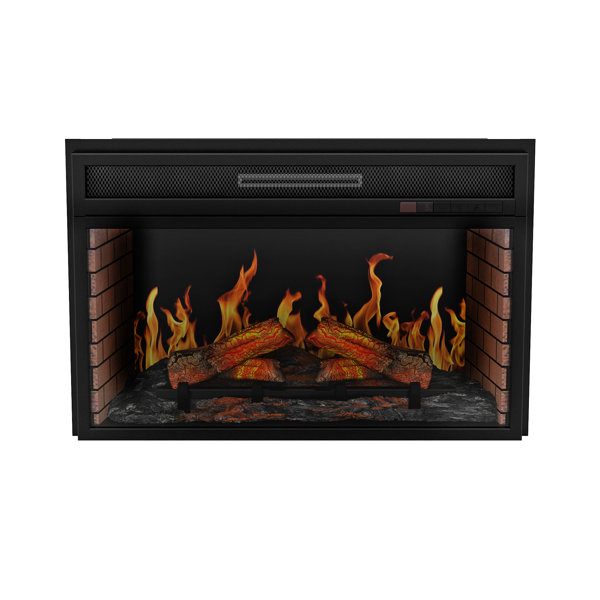 Flat Log Electric Fireplace Insert by Z-Line Designs
