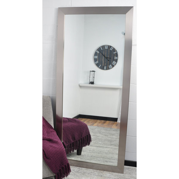 BrandtWorksLLC Designer Silver Floor Mirror & Reviews Wayfair