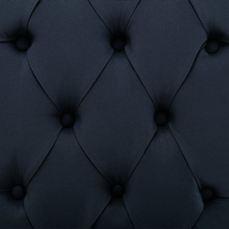 Christies Roll Top Tufted Modern Upholstered Dining Chair & Reviews