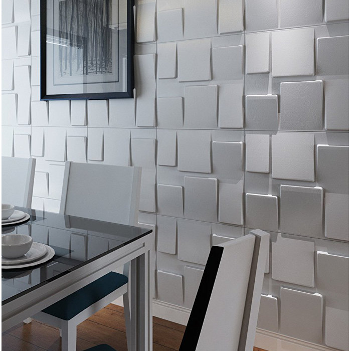 Vindas 19 7 L X 19 7 W 3d Embossed Wallpaper Panel