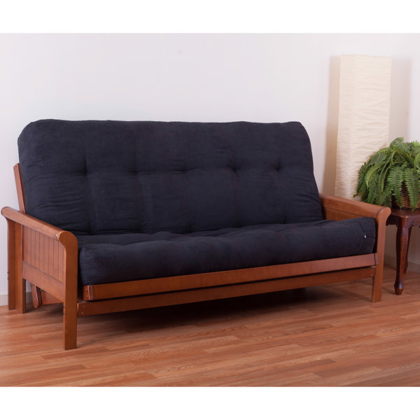 Queen 8 Micro Suede Futon Mattress by Blazing Needles