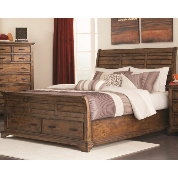 Best Baye Storage Sleigh Bed By Canora Grey Great Reviews